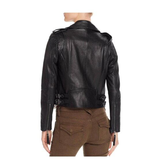 Joie Leolani Leather Jacket in XS - Picture 3 of 4